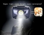HappyOrange 4-Pack Waterproof LED Headlamps