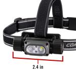 Coast 2000 Lumen Waterproof USB Rechargeable Headlamp