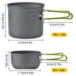 Azragon Lightweight Stainless Steel Camping Utensils Set