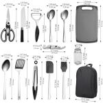 Kyraton 15-Piece Portable Camping Cookware Set