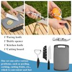 Kyraton 15-Piece Portable Camping Cookware Set