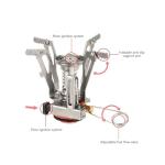 Camping Cookware Set with Folding Spork and Pots