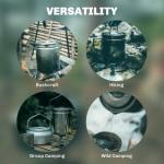 Fire-Maple 1.2L Stainless Steel Camping Pot