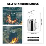 Fire-Maple 1.2L Stainless Steel Camping Pot