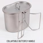 Rothco Stainless Steel Canteen Cup and Cover Set