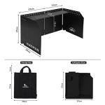 Folding Gas Stove Windshield for Camping and Hiking