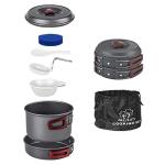 Bulin Portable Camping Cookware Set, 7 Pieces