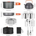 29-Piece Non-Stick Camping Cookware Set