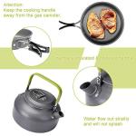 Lightweight Aluminum Camping Cookware Set for 2-3