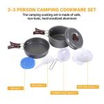 Bulin Portable Camping Cookware Set, 7 Pieces