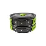 Lightweight Aluminum Camping Cookware Set for 2-3