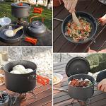 29-Piece Non-Stick Camping Cookware Set