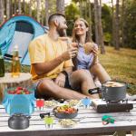 Aomiun 22-Piece Camping Cookware Set for 2-3