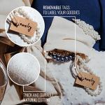 Reusable Muslin Drawstring Bags - Set of 8