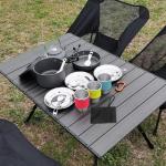 Aomiun 22-Piece Camping Cookware Set for 2-3