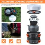 Aomiun 16pc Portable Camping Cookware Set