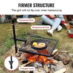 VEVOR Swivel Campfire Grill for Outdoor Cooking