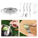Compact Stainless Steel Camping Cookware Set