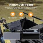 San Hima Portable Awning Shower Tent with LED