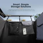 San Hima Portable Awning Shower Tent with LED