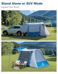 JoyTutUs Inflatable SUV Tent for 6 Campers