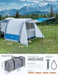 JoyTutUs Inflatable SUV Tent for 6 Campers