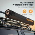 San Hima Portable Awning Shower Tent with LED