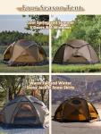 TOMOUNT 4-Person Hot Dome Tent with Stove Jack