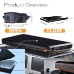 Hard Shell Rooftop Tent for 2-3 People