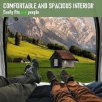 Alpen Outdoor Waterproof Car Hatchback Tent for Camping