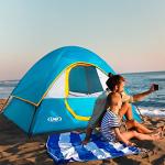 2-Person Waterproof Dome Tent with Rainfly