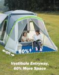 JOYTUTUS SUV Tent with Screen Porch and Awning
