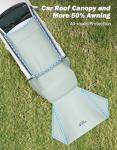 JOYTUTUS SUV Tailgate Tent with Awning Shade