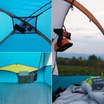 2-Person Waterproof Dome Tent with Rainfly