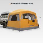 SanHima Waterproof SUV Camping Tent for 6 People
