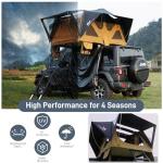 WTRAVEL Large Car Rooftop Tent with Sunroof