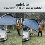 2-Person Inflatable Car Roof Tent with Pump