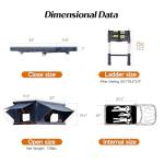 Joyinrute Pop-Up Hard Shell Rooftop Tent for Two