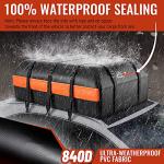 15 Cubic Feet Waterproof Rooftop Cargo Carrier