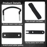 4-Piece Roof Box U-Bolt Clamp Set