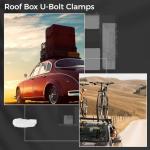4-Piece Roof Box U-Bolt Clamp Set