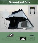 WildFinder Hard Shell Rooftop Tent for 2-3 People