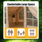 Inflatable Easy-Setup Camping Tent for All Seasons