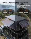 Joyinrute Hard Shell Rooftop Tent for 2-3