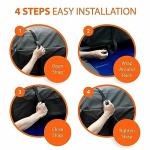 ZONETECH Waterproof Roof Top Cargo Bag 15 Cu Ft