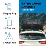 Waterproof Rooftop Cargo Carrier Bag for Vehicles