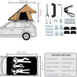 DANCHEL Hardshell Rooftop Tent for Camping