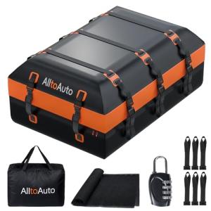 AlltoAuto Waterproof Rooftop Cargo Carrier 21 Cubic Feet
