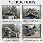 ASANEST Lightweight Hard Shell Rooftop Camping Tent