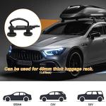 4-Pack U-Bolt Clamps for Rooftop Car Accessories